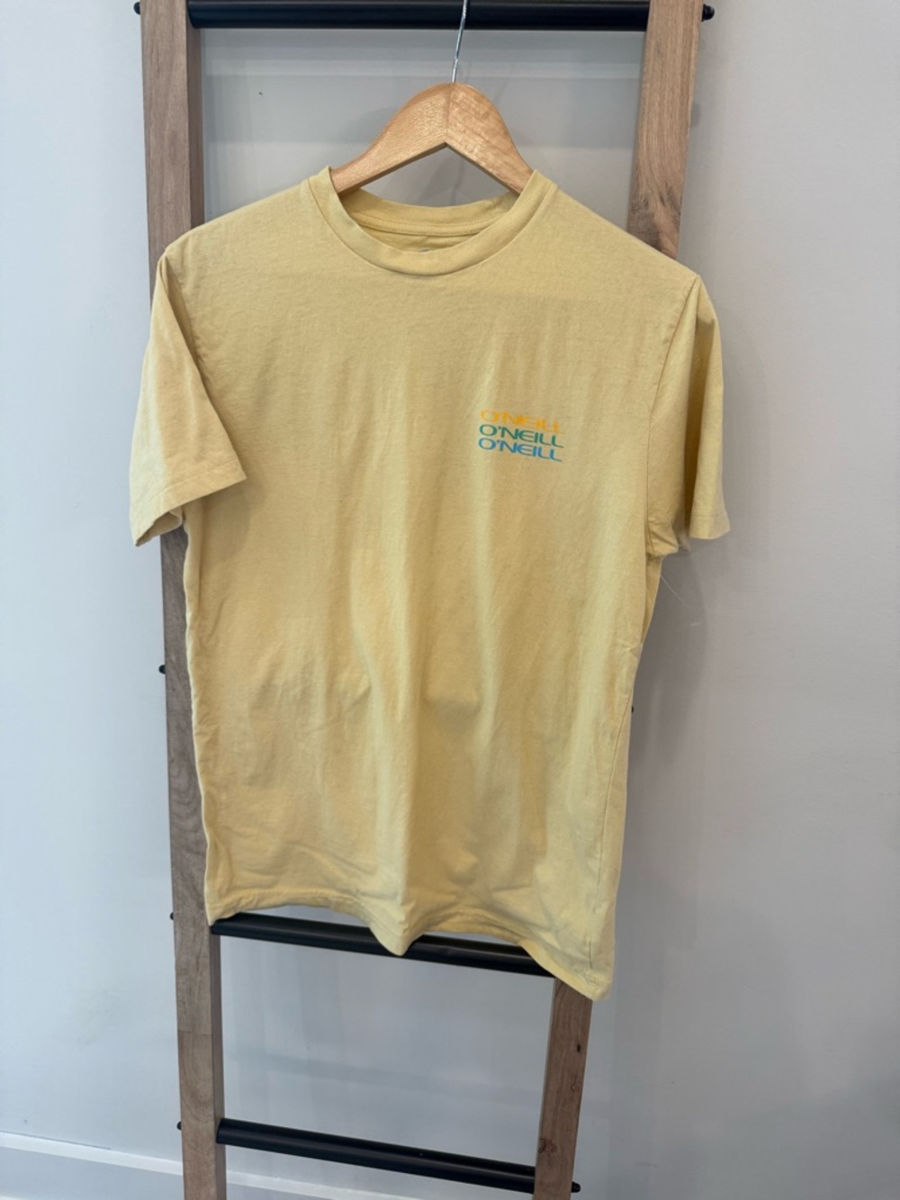 O'Neill Yellow Short Sleeve Logo Tee S